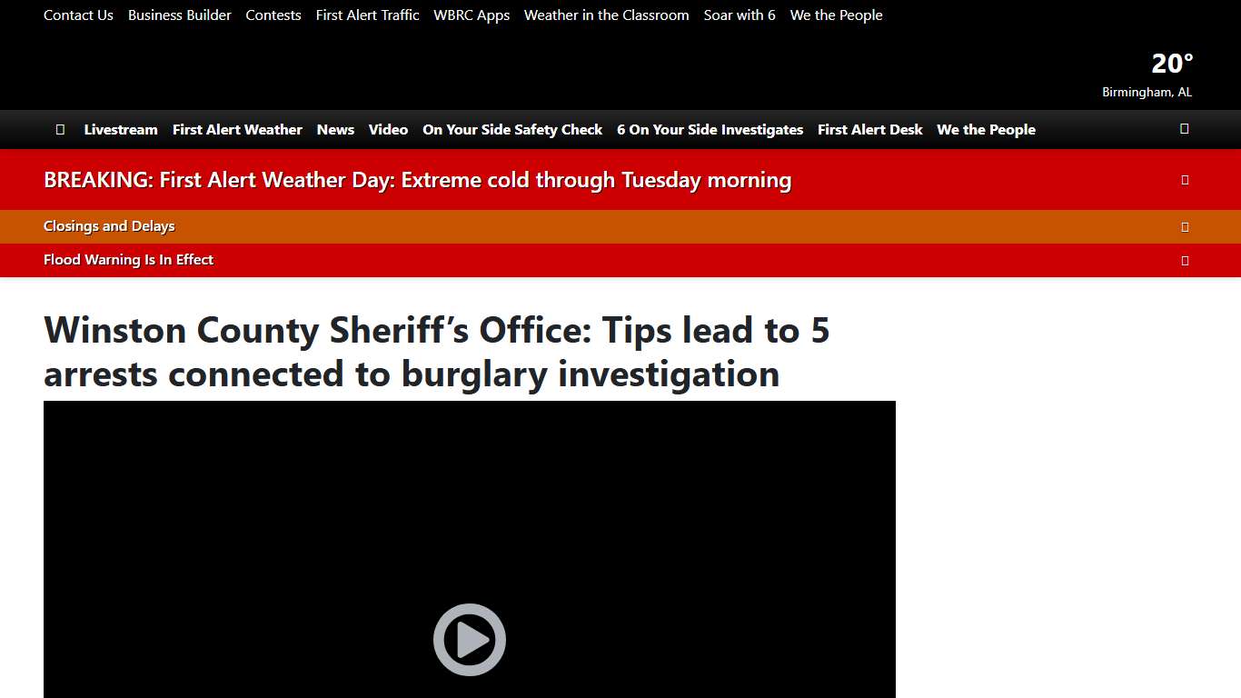 Winston County Sheriff’s Office: Tips lead to 5 arrests connected to burglary investigation